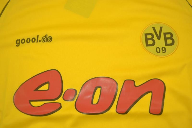 AAA(Thailand) Dortmund 2001/02 Home Retro Soccer Jersey