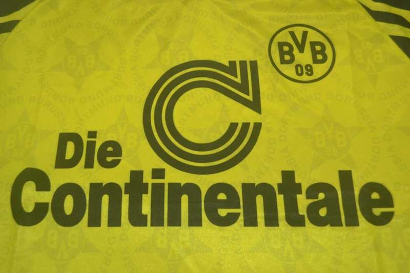 AAA(Thailand) Dortmund 1994/95 Home Retro Soccer Jersey