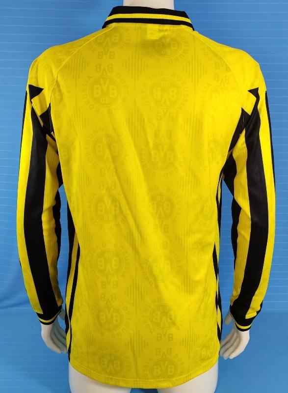 AAA(Thailand) Dortmund 1996/97 Home Retro Long Sleeve Soccer Jersey