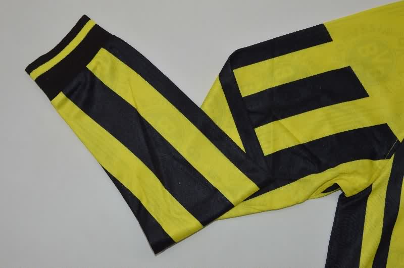 AAA(Thailand) Dortmund 1996/97 Home Retro Long Sleeve Soccer Jersey