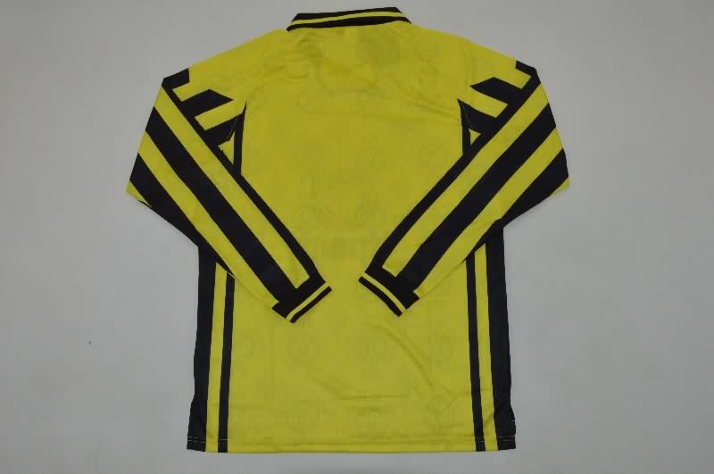 AAA(Thailand) Dortmund 1996/97 Home Retro Long Sleeve Soccer Jersey
