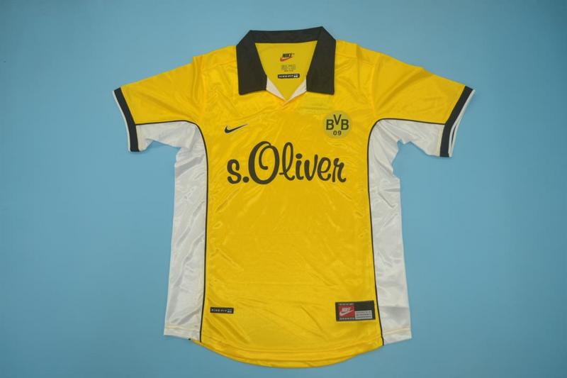 AAA(Thailand) Dortmund 1998/99 Home Retro Soccer Jersey