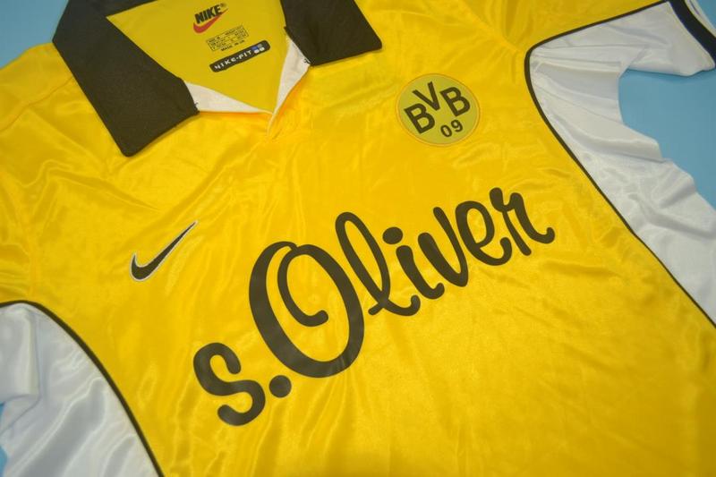 AAA(Thailand) Dortmund 1998/99 Home Retro Soccer Jersey