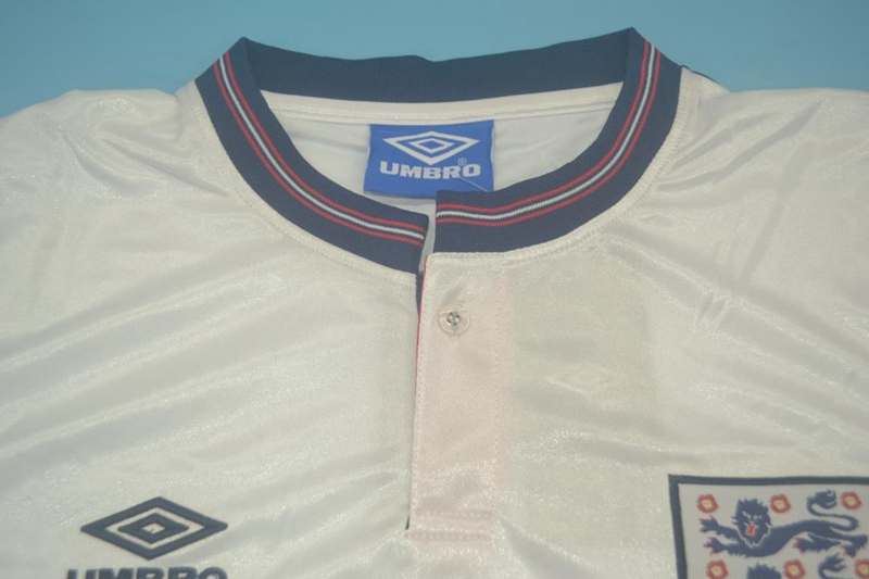 AAA(Thailand) England 1989 Home Retro Soccer Jersey