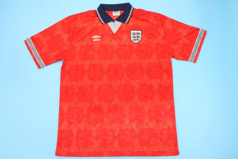 AAA(Thailand) England 1990 Away Retro Soccer Jersey