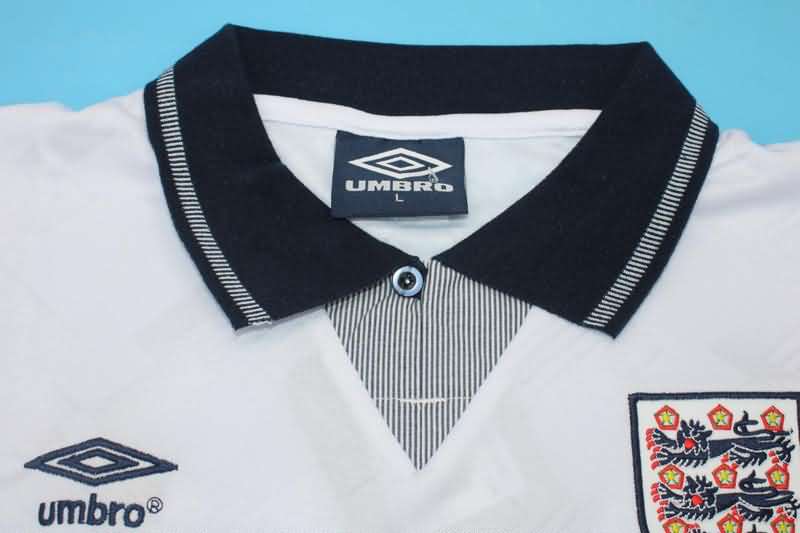 AAA(Thailand) England 1990 Home Retro Soccer Jersey