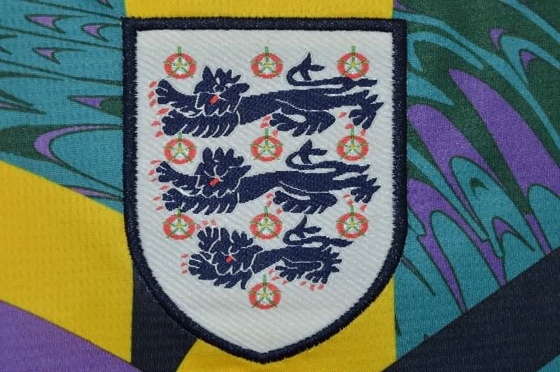 AAA(Thailand) England 1995 Goalkeeper Long Sleeve Retro Soccer Jersey