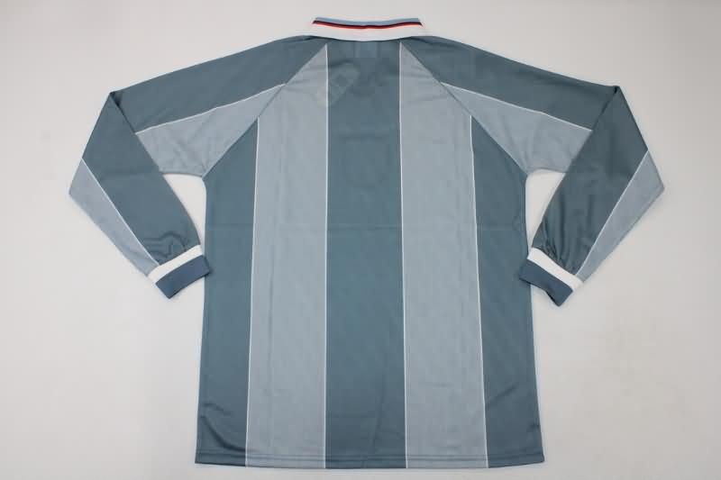 AAA(Thailand) England 1996 Away Long Sleeve Retro Soccer Jersey