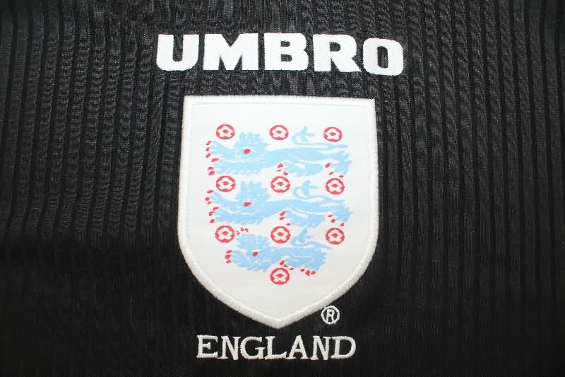 AAA(Thailand) England 1998 Black Retro Soccer Jersey