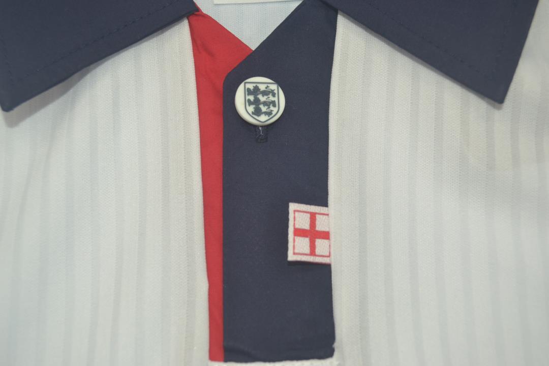 AAA(Thailand) England 1998 Home Retro Soccer Jersey