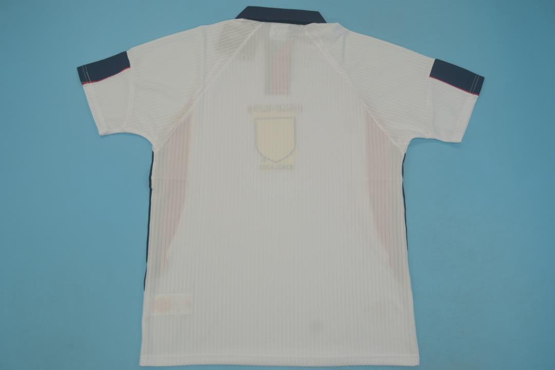 AAA(Thailand) England 1998 Home Retro Soccer Jersey