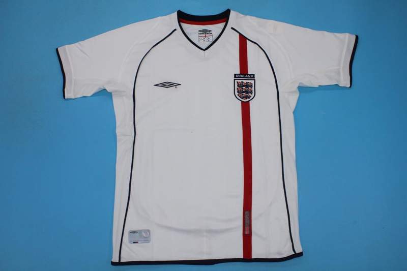 AAA(Thailand) England 2002 Home Retro Soccer Jersey