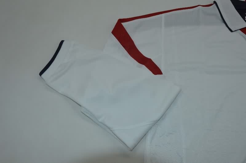 AAA(Thailand) England 2004 Home Long Sleeve Retro Soccer Jersey