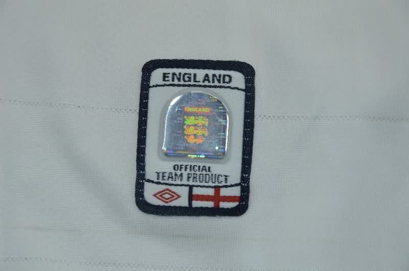 AAA(Thailand) England 2004 Home Long Sleeve Retro Soccer Jersey