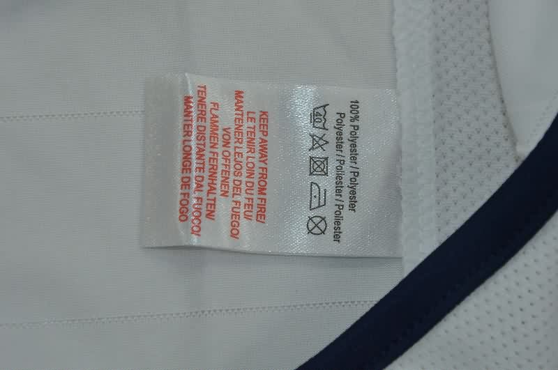 AAA(Thailand) England 2004 Home Long Sleeve Retro Soccer Jersey