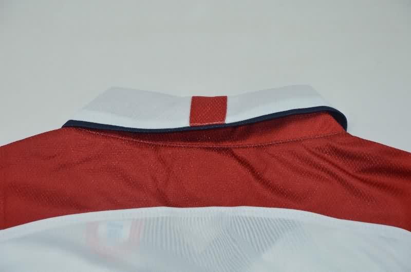 AAA(Thailand) England 2004 Home Long Sleeve Retro Soccer Jersey
