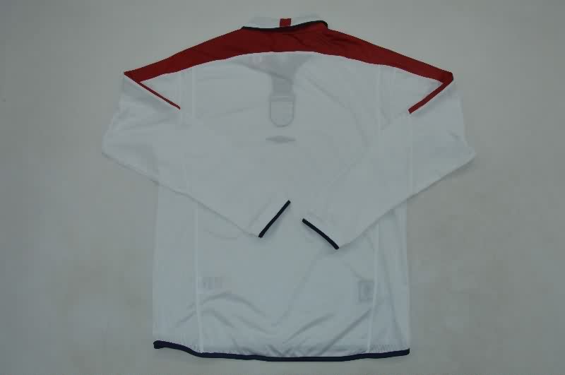 AAA(Thailand) England 2004 Home Long Sleeve Retro Soccer Jersey