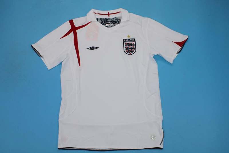 AAA(Thailand) England 2006 Home Retro Soccer Jersey