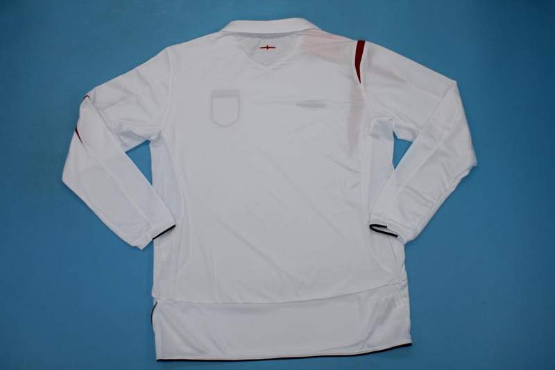 AAA(Thailand) England 2006 Home Retro Soccer Jersey(L/S)