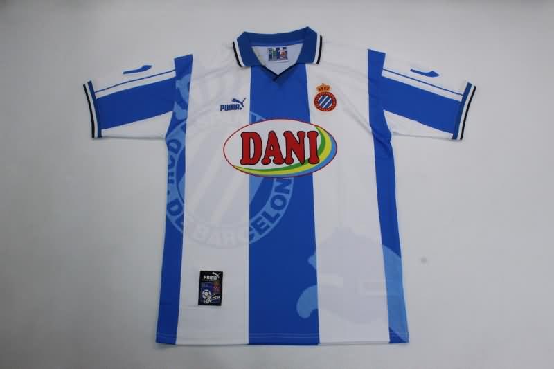 AAA(Thailand) Espanyol 1998 Home Retro Soccer Jersey