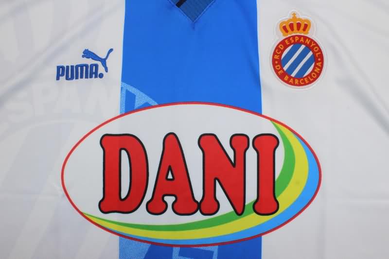 AAA(Thailand) Espanyol 1998 Home Retro Soccer Jersey