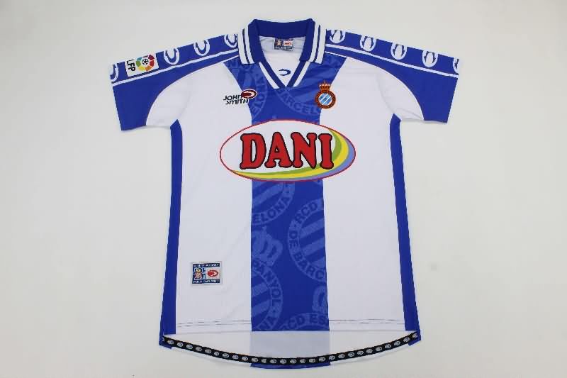 AAA(Thailand) Espanyol 1999/00 Home Retro Soccer Jersey