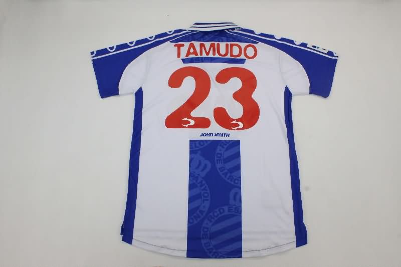 AAA(Thailand) Espanyol 1999/00 Home Retro Soccer Jersey