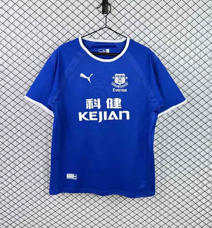 AAA(Thailand) Everton 2003/04 Home Retro Soccer Jersey AAA(Thailand) Everton 2003/04 Home Retro Soccer Jersey