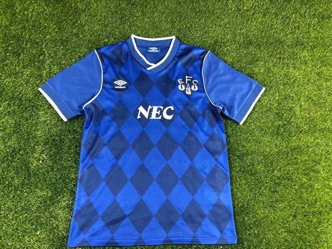 AAA(Thailand) Everton 1986/87 Home Retro Soccer Jersey