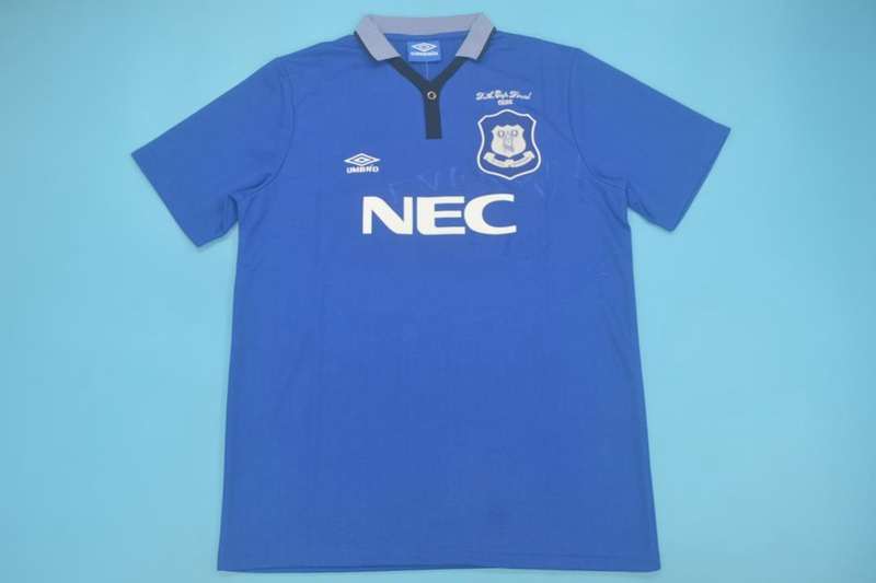 AAA(Thailand) Everton 1995 FA Finals Retro Soccer Jersey