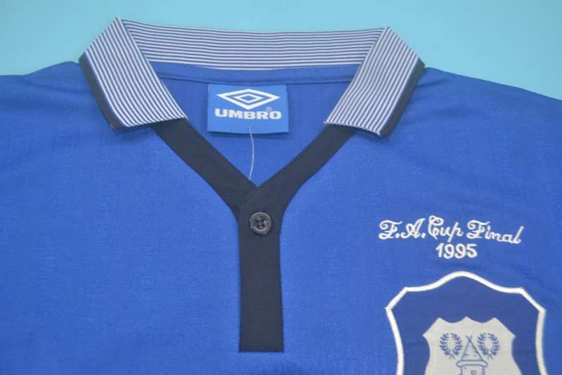 AAA(Thailand) Everton 1995 FA Finals Retro Soccer Jersey