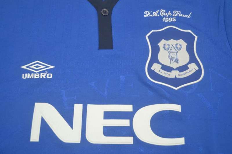 AAA(Thailand) Everton 1995 FA Finals Retro Soccer Jersey