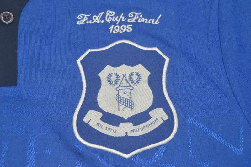 AAA(Thailand) Everton 1995 FA Finals Retro Soccer Jersey