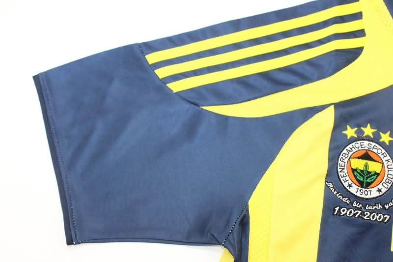 AAA(Thailand) Fenerbahce 2007/08 Home Retro Soccer Jersey