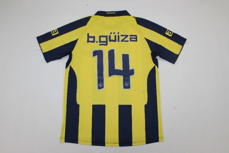 AAA(Thailand) Fenerbahce 2008/09 Home Retro Soccer Jersey