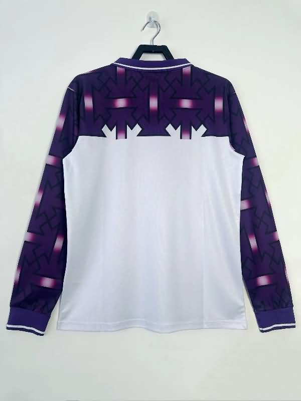AAA(Thailand) Fiorentina 1992/93 Away Long Sleeve Retro Soccer Jersey