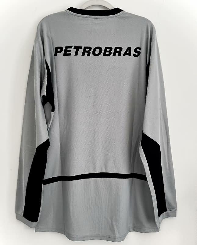 AAA(Thailand) Flamengo 2002/03 Goalkeeper Grey Long Sleeve Retro Soccer Jersey