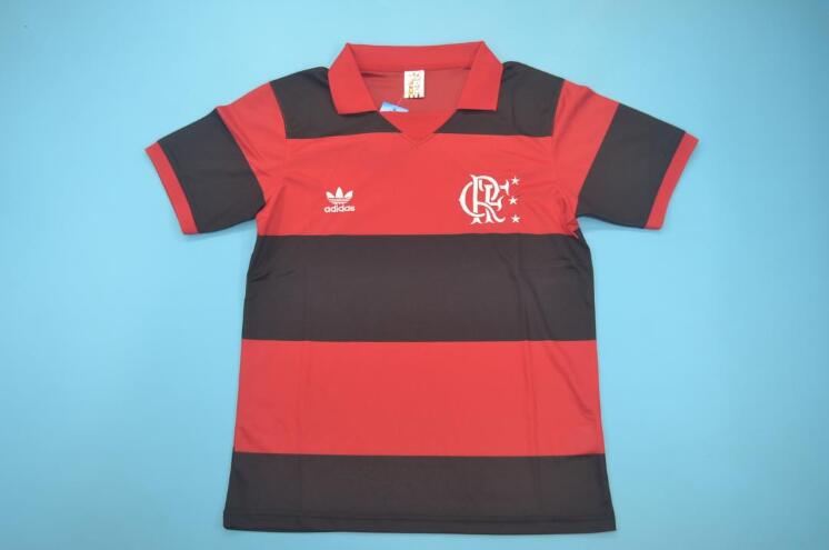 AAA(Thailand) Flamengo 1982 Home Retro Soccer Jersey