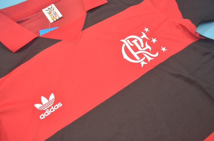 AAA(Thailand) Flamengo 1982 Home Retro Soccer Jersey