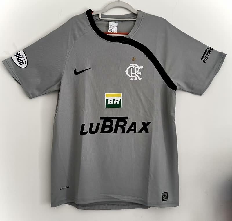 AAA(Thailand) Flamengo 2008 Goalkeeper Grey Retro Soccer Jersey