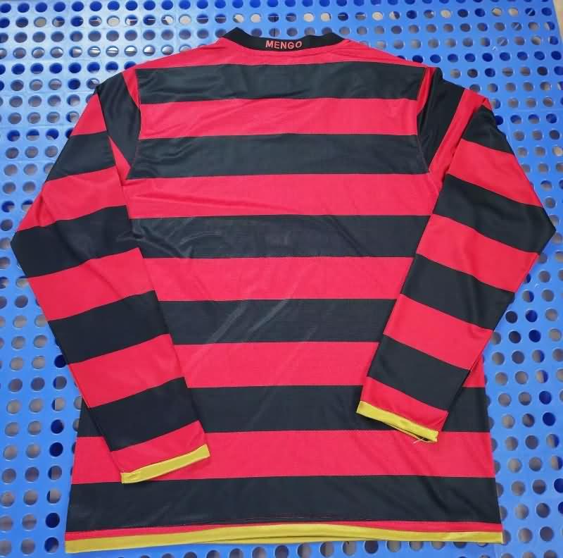 AAA(Thailand) Flamengo 2008 Home Retro Long Sleeve Soccer Jersey