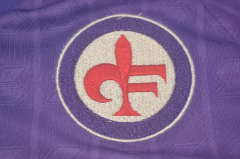 AAA(Thailand) Fiorentina 1989/90 Home Retro Soccer Jersey