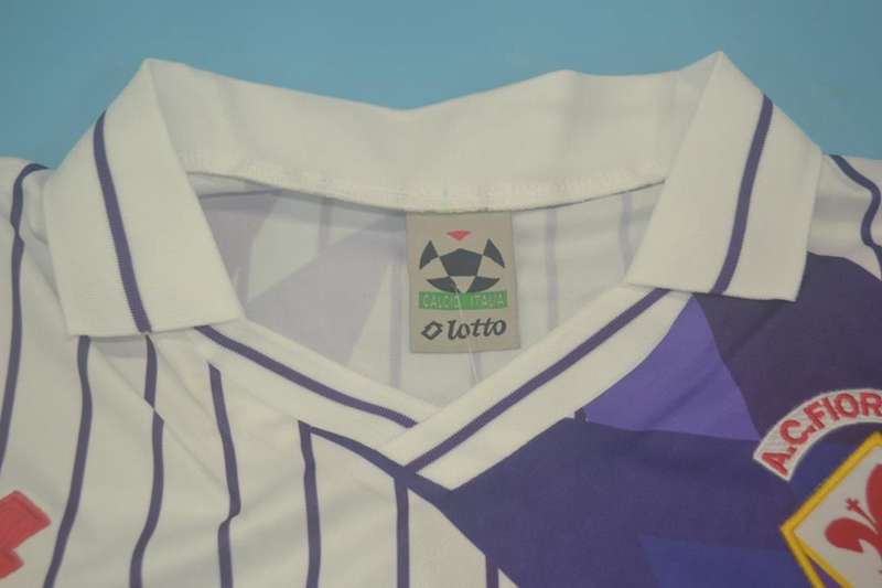 AAA(Thailand) Fiorentina 1991/92 Away Retro Soccer Jersey