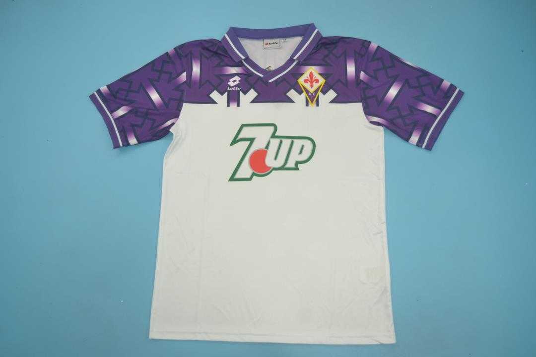 AAA(Thailand) Fiorentina 1992/93 Away Retro Soccer Jersey