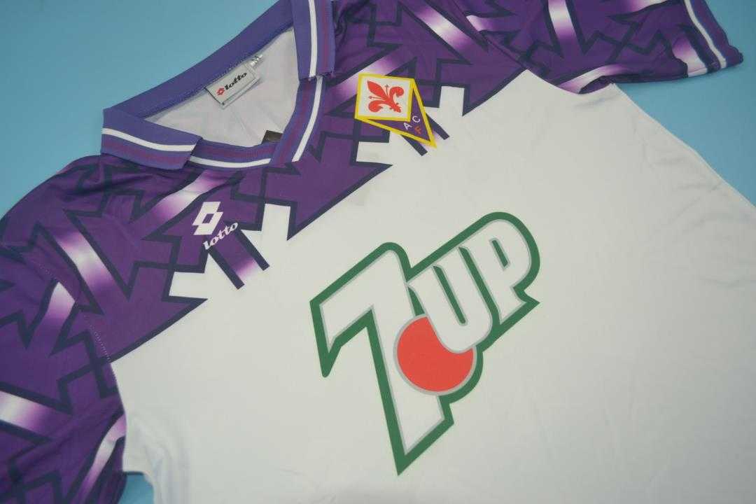 AAA(Thailand) Fiorentina 1992/93 Away Retro Soccer Jersey