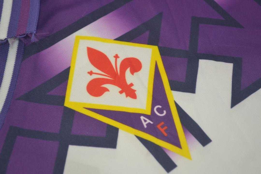 AAA(Thailand) Fiorentina 1992/93 Away Retro Soccer Jersey