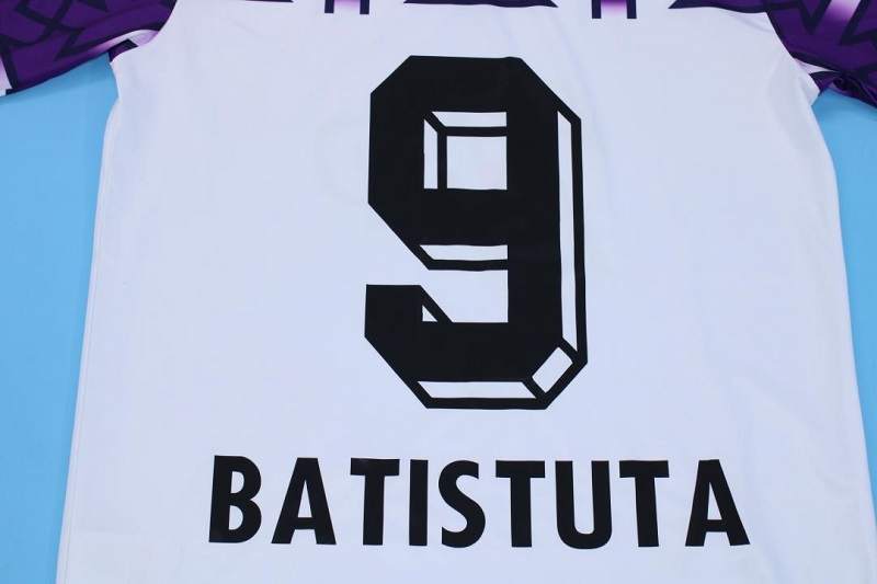 AAA(Thailand) Fiorentina 1992/93 Away Retro Soccer Jersey