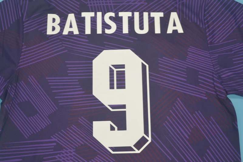 AAA(Thailand) Fiorentina 1992/93 Home Retro Soccer Jersey