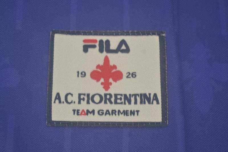 AAA(Thailand) Fiorentina 1997/98 Home Retro Soccer Jersey