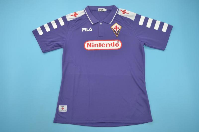 AAA(Thailand) Fiorentina 1998/99 Home Retro Soccer Jersey